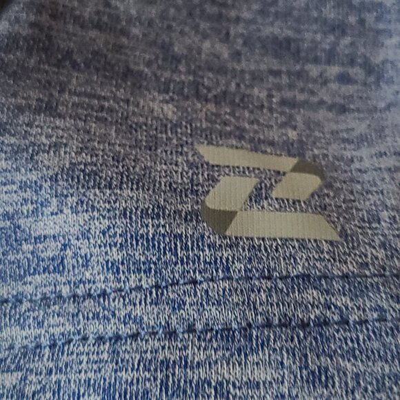 ZELOS TECH FLEECE COMFORT LIGHTWEIGHT ZIP HOODIE- CALM BLUE MEN'S MEDIUM - Picture 10 of 14
